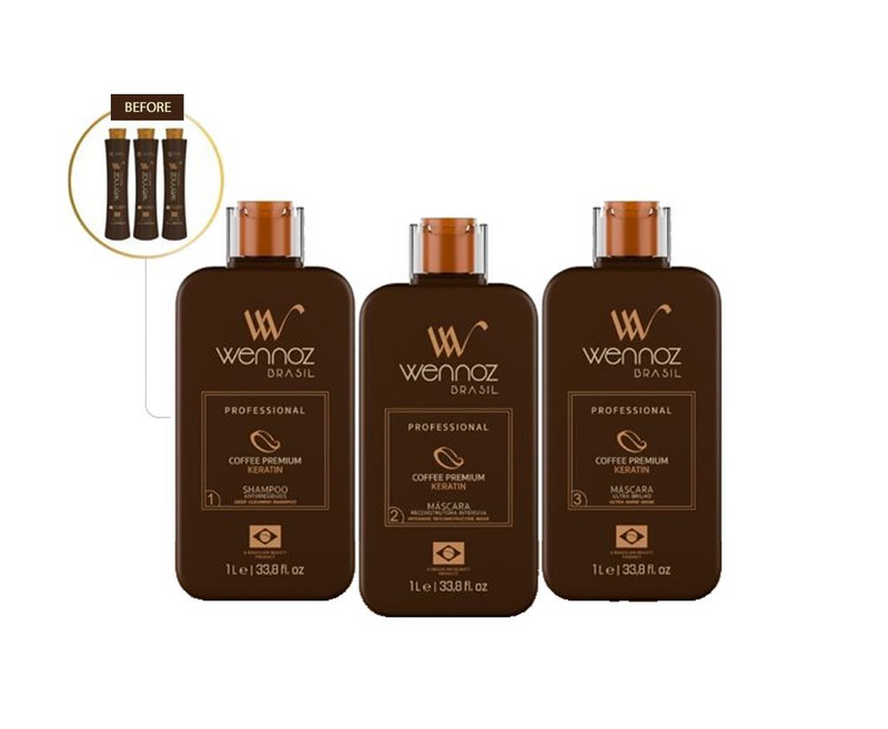 COFFEE PREMIUM HONMA TOKYO ALL LISS HAIR SMOOTHING 3 X 1000ml / 34fl.oz.