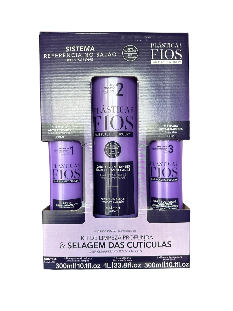 Cadiveu Plastica dos Fios Haar-Plastik-Chirurgie-Kit