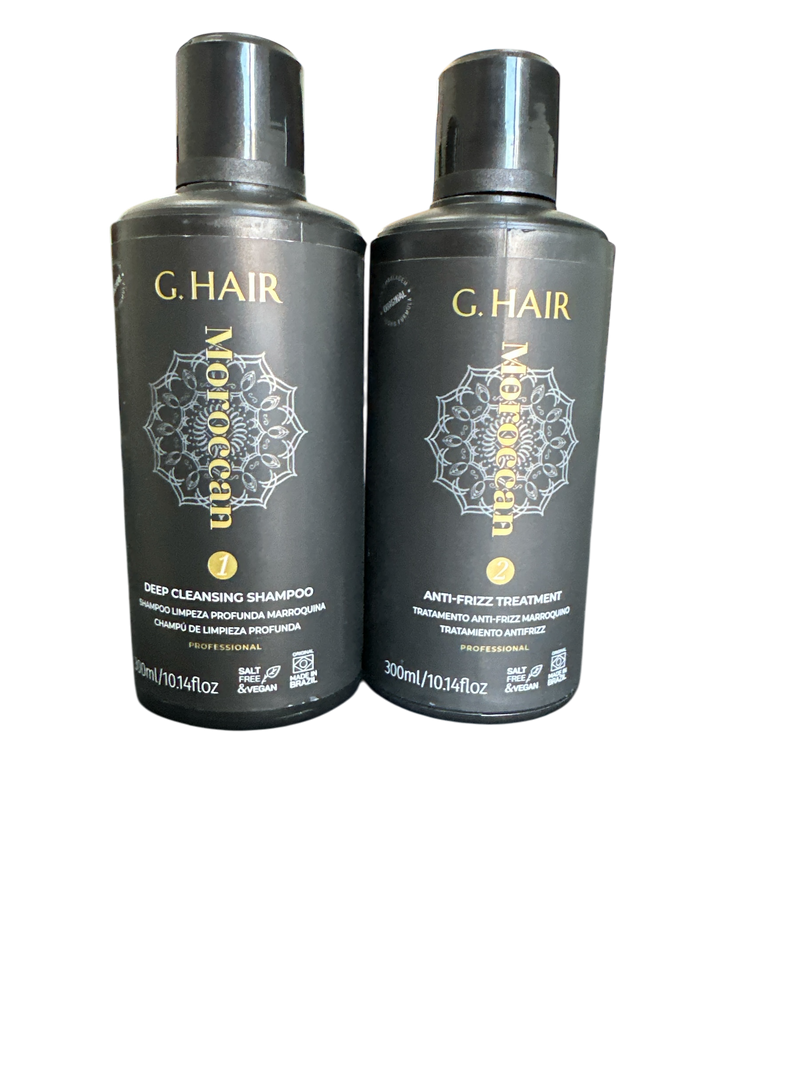 INOAR BRAZILIAN KERATIN MOROCCAN TREATMENT KIT 120ml (4.1z). FRAKTIONIERTER VERKAUF.