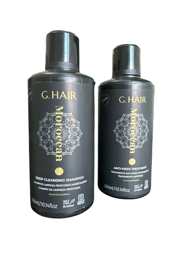 BRAZILIAN KERATIN KB MOROCCAN TREATMENT 8.4 oz (250ml) KIT.