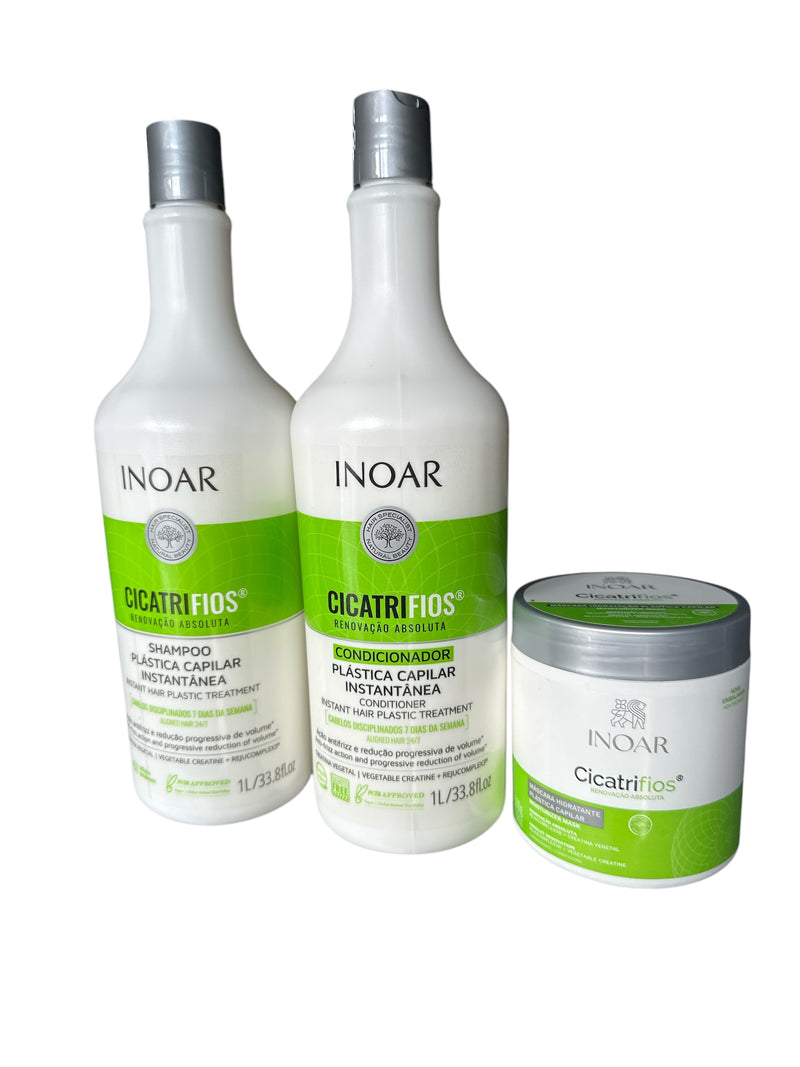 Inoar Cicatrifios Kapillare Kunststoff-Kit 3 x 1000ml