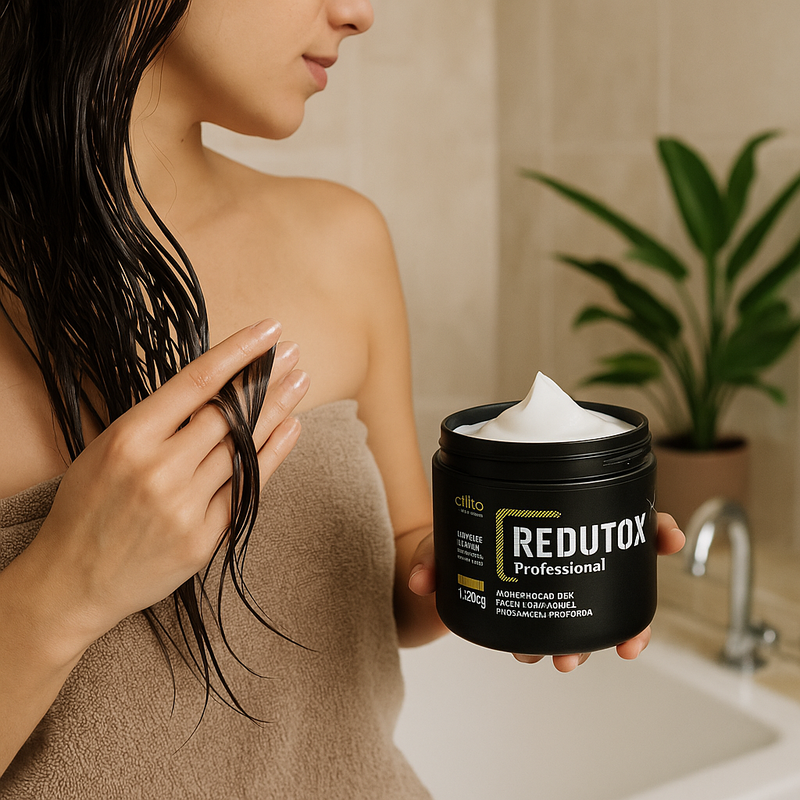 Fio Perfeitto Redutox Masse Reposition Haar Botox Maske 17.6fl.oz e 500g