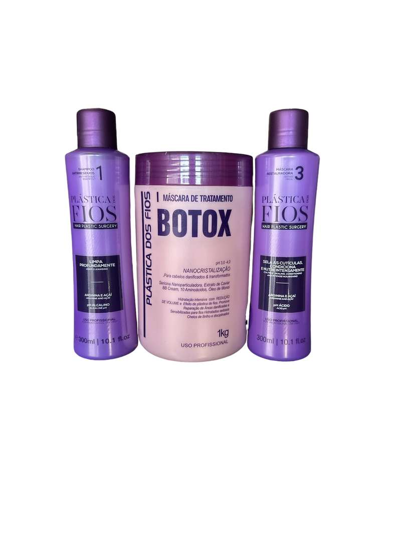 Plastica Dos Fios Hair Btox Kit 