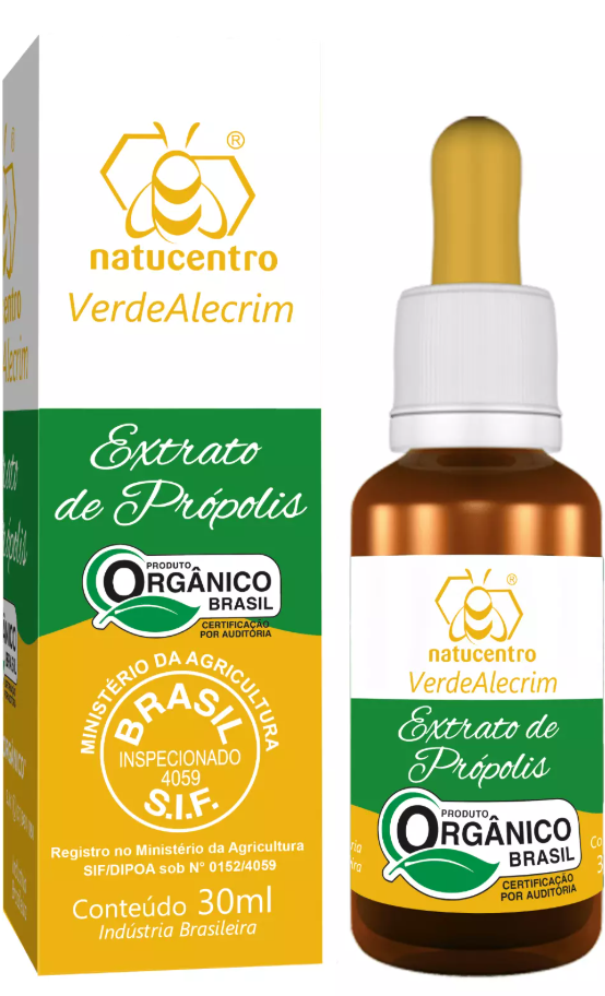 Brazilian Bee Green Propolis Organic Extract 1floz 30ml