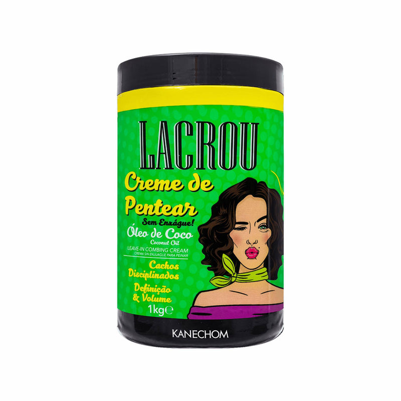 Kanechom Lacrou Coconut Oil Combing Cream Disciplined Curls 1KG - Keratinbeauty