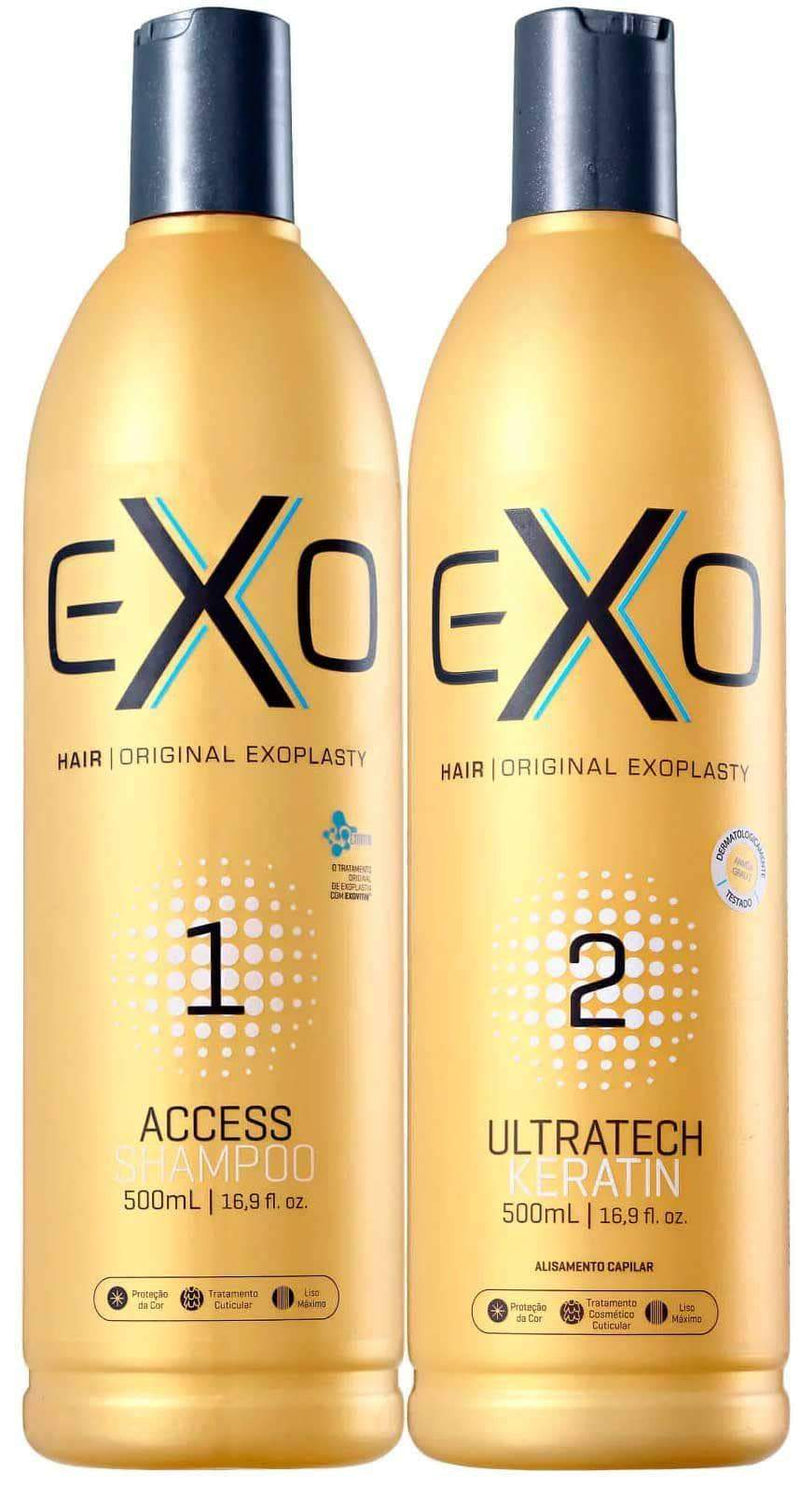 EXO KERATIN BRASILIANA CAPELLI LISCIANTE NANOTECH EXOPLASTIA CAPILLARY 2 x 500 - Keratinbeauty